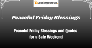 Peaceful Friday Blessings