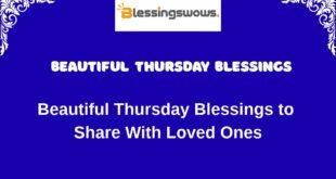 Beautiful Thursday Blessings