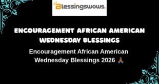 Encouragement African American Wednesday Blessings