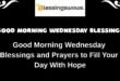 Good Morning Wednesday Blessings