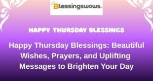 Happy Thursday Blessings