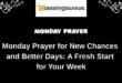 Monday Prayer