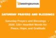 Saturday Prayers and Blessings