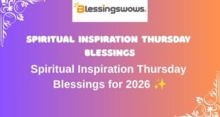 spiritual inspiration Thursday blessings