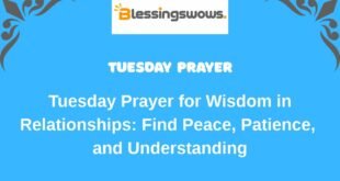 Tuesday Prayer